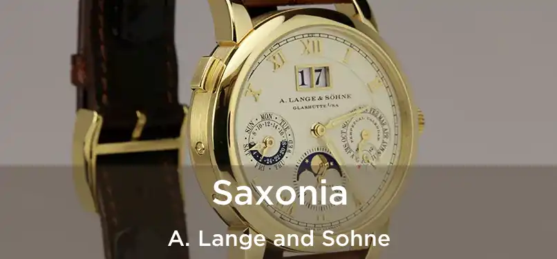  Saxonia A. Lange and Sohne